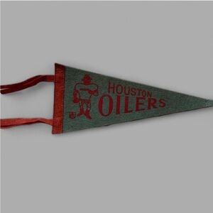 Vintage 60’s Houston Oilers NFL Retro Mini Felt Pennant